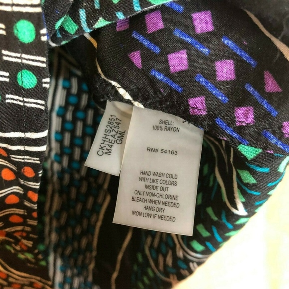 Calvin Klein Blouse Size S Button Front Career - Picture 4 of 5